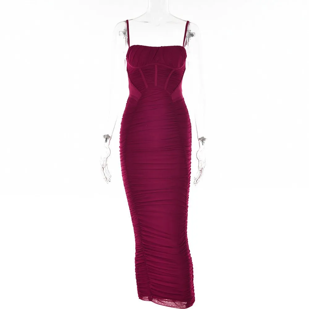 Tight Temperament Waist Drape Skirt